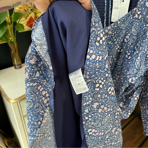 J.Crew Long-Sleeve Mini Dress in Liberty® Bourton Bloom Fabric Plus Size - Picture 7 of 10